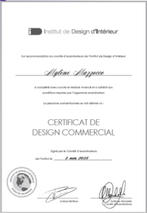 Morceaux d'écailles-Certificat design commercial-Châtelaillon